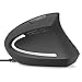 AUTLEY (Upgraded Version) Wired Vertical Mouse, Optical Ergonomic Mouse with 4 Adjustable DPI 1000/1600 / 2400/3200, 7-Color Breathing Light
