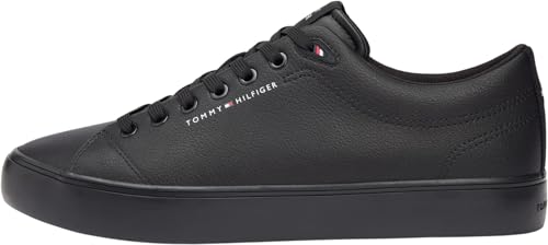 Core Low Top Baskets en Cuir vulcanisé pour Homme, Noir Triple Noir, 44 EU