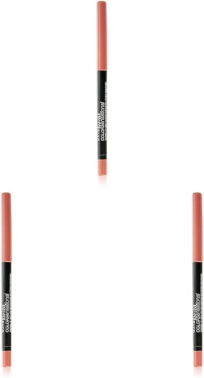 Maybelline Color Sensational Shaping Lip Liner 50 Dusty Rose Pack of 3
