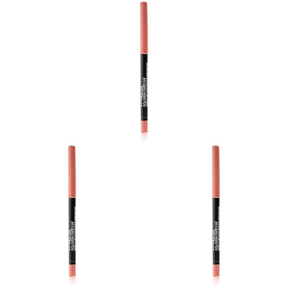 Maybelline Color Sensational Shaping Lip Liner, 50 Dusty Rose, 1 Count, Pack Of 3