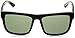 Spy Optic Discord Square Sunglasses for unisex-adult, Black/Happy Gray/Green, 57 mm