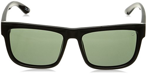 Spy Optic Discord Flat Sunglasses, Black/Happy Gray/Green, 57 mm