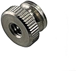 UNICORP THN5001-M07-F16-256 1/4" Round Knurled Thumb Nuts, 2-56 Thd x 1/4 OD, Stainless QTY-100