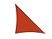 Cool Area Right Triangle 16'5'' X 16'5'' X 22'11'' Sun Shade Sail with Stainless Steel Hardware Kit, UV Block Fabric Patio Patio Shade Sail in Color Terra