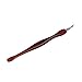 CJESLNA 2 Pack Practical Nail Art Tools Pedicure Cuticle Trimmer Dead Skin Callus Removal Fork Brown