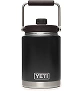 YETI Rambler Half Gallon Jug, Vacuum Insulated, Stainless Steel with MagCap, Black