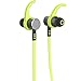 Waterproof Bluetooth In-Ear Headphones,iSi Mini Wireless Stereo Earhook Sport Earphone In Ear Headset Noise Cancelling Ear buds With Mic Sweat proof for running.Supports Iphones, Android - Green