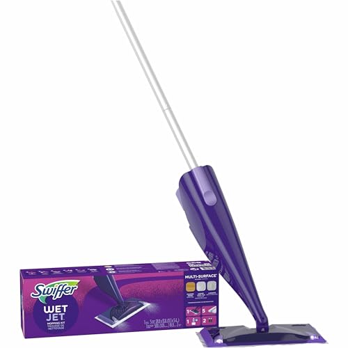 Swiffer Wet Jet Mop, Floor Cleaner for Mopping Wood, Laminate, Tile in Home, Ba…