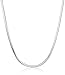 Sterling Silver Italian 1.4 mm Diamond Cut Snake Chain Necklace, 30