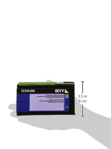 Lexmark 80C10Y0 Yellow Return Program Toner