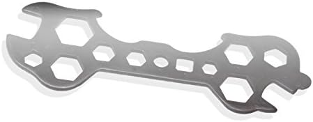 Wolfpack Intl15-in-1 Compact Multi-Purpose Metric Bicycle Wrench Tool 7mm to 17mm