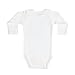The Laughing Giraffe Unisex Infant Blank Cotton Long Sleeve Baby Bodysuit Onesie