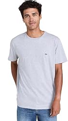 Lacoste Mens Short Sleeve Crew Neck Pima Cotton