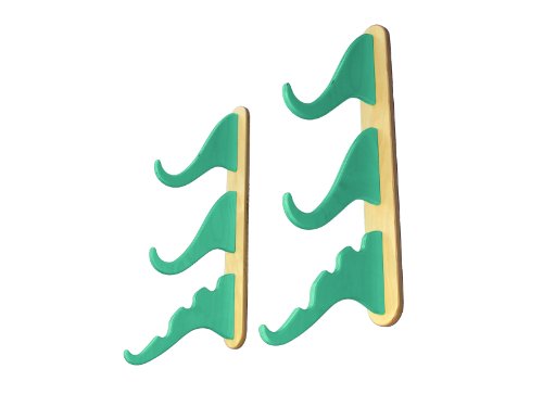 Surf Trunks Triple Snowboard/Snowboard/Inshore Fishing Pole Rack, Green