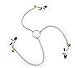 Demarkt 3-Head Nipple Clamps Breast Clip with Bells Restraint Sets Bondage Kits BDSM Flirting Sex Toy for Adults Couples