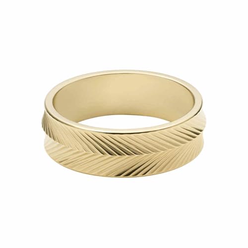 Fossil Womens Stainless Steel band Rings