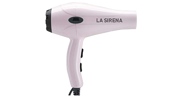 La Sirena - Juego de 4 cepillos de pelo de cerámica y turmalina de 1875 W,  color pastel : Amazon.com.mx: Belleza