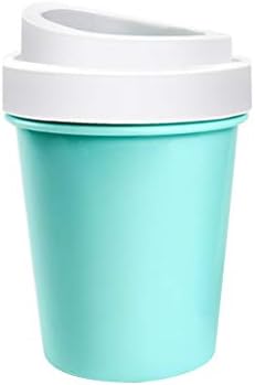 XLGX Pet Dog Paw Cleaner Pet Foot Washer Cup Portable Outdoor Mud Washing Dirt Dog Cleaning Brush Paw Care Cup Pet Cleaning Brush Cup Dog Foot Cleaner Cat Dog (M, Green)