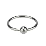 Livoty Stainless Steel Penis Cock Ring Premature Ejaculation Erection Impot Delay Aid