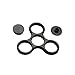 Toy Kit,OUBAO Without Bearing Frame Shell For Tri-Spinner Hand Spinner EDC Fidget Toy--Black