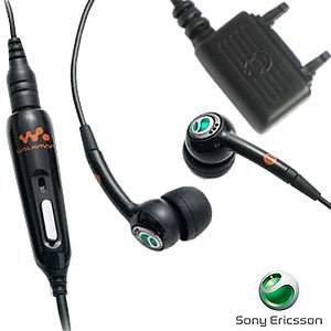 OEM Sony Ericsson HPM-70 Portable Stereo Hands-free Headset, Black