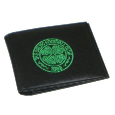 New Official Football Club Embroidered Leather Wallets (Celtic FC Crest) by 100% Official Club Merchandise