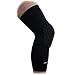 COOLOMG Basketball Knee Pad Compression Long Sleeve (1 Sleeve Volleyball Football Knee Protection Black XXS