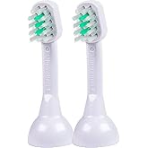 Emmi-pet Ultrasound Bristle-Head Attachments to Clean Pets' Teeth and Gums (Small Head Size, Set of 2)