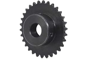 MF-TRANX #25 Chain Drive Sprocket Wheel 30 Teeth 04C30T - 8mm Bore 1/4" Pitch For #25H Roller Chain with Set Screws (bore: 8mm)