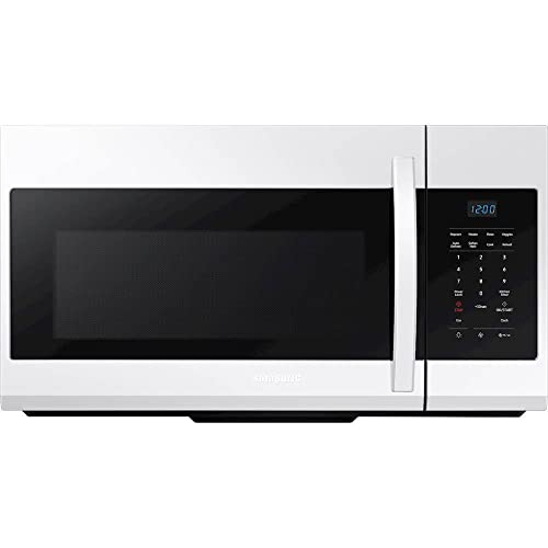 Samsung 1.7 Cu. Ft. White Over-The-Range Microwave at Amazon