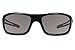 Revo Guide S RE 4070 01 GY Polarized Wrap Sunglasses, Black/Graphite, 63 mm