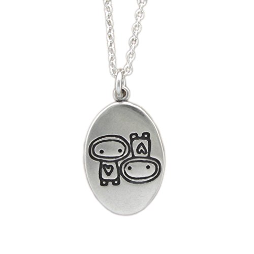 Mark Poulin Reversible Sterling Silver Oval Gemini Necklace on 16" 18" 20" Adjustable Sterling Chain