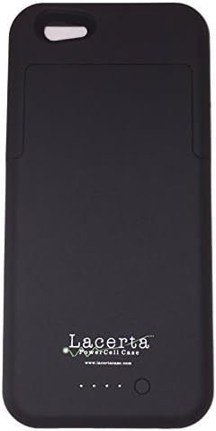 iPhone 6 Battery Case Works with Apple Lightning Cord, LACERTA PowerCell for iPhone 6 (4.7 Inches) 3500mAh External Battery Designer Case / Protective & Slim Custom Fit Case for All Versions of Apple's iPhone 6 4.7 Inch (Not the iPhone 6 Plus 5.5 Inch)