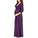 Women's Wrapped Ruched Maternity Dress