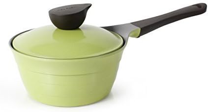 Neoflam Eela 1.5qt Covered Cast Aluminum Saucepan with Bakelite Handle and Ecolon Non-Stick Coating by Neoflam Americas