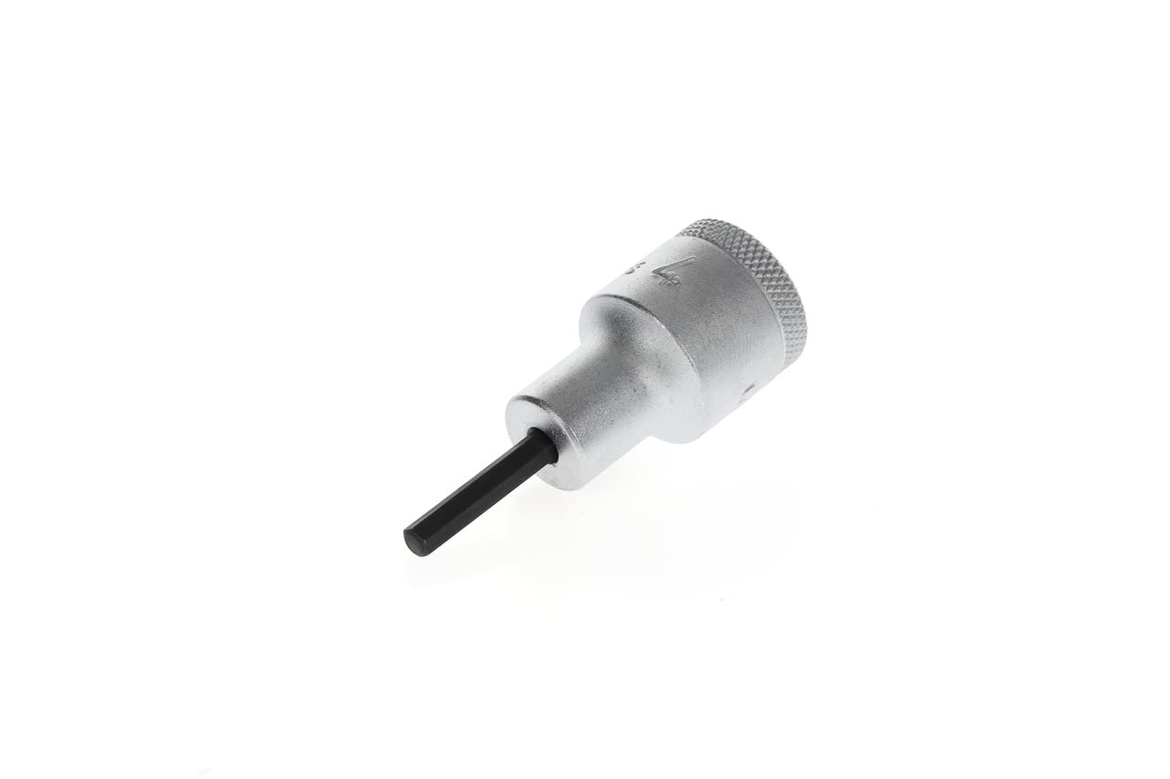 GEDORE Screwdriver bit Socket Allen, AF 4 mm, 1/2" 12.5 mm, Screwdriver bit Socket, Tool, in 19 4