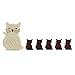 Cat Silicone Mold, Beasea 3pcs Kitty Cat Chocolate Mold Candy Fondant Chocolate Ice Molds Cake Decoration Non Stick Baking Tools