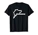Classic 1 Nurburgring Track Map Graphic Tee Shirt T-Shirt