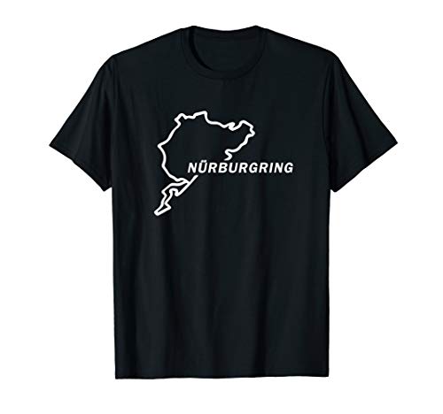 Classic 1 Nurburgring Track Map Graphic Tee Shirt T-Shirt