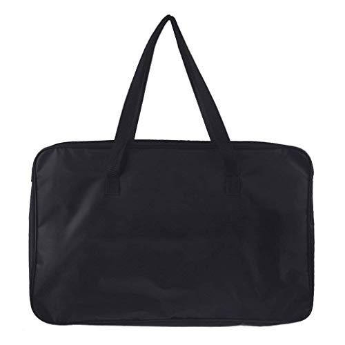 Lunies Sheet Music Stand Carrying Bag Waterproof 21.7"x15.8"x3.2" Black