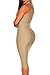 LOV ANNY Womens Hollow Out Sexy Sheer See Through Halter Bodycon Party Dress, Khaki, Medium