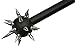 SZCO Supplies Black Mace Ball Spike Spiked Mace