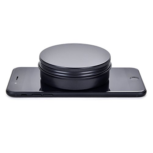 TMO 4 oz. Aluminum Tins Container 24 Pack Round Screw Lid Containers