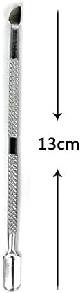 Nice Style Stainless Steel Cuticle Pusher Manicure Gel Nail Art Removal Tool Dual Scraper - Image 3
