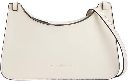 Damen Umhängetasche Modern Crossover mit Reißverschluss, Elfenbein (Soft Cream), Einheitsgröße