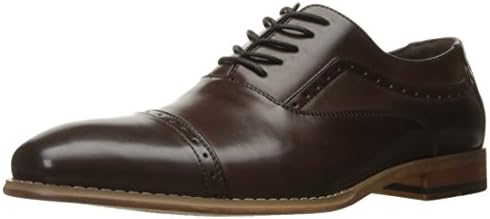 Kenneth Cole Unlisted Men's Stack up Oxford, Brown, 10.5 M US