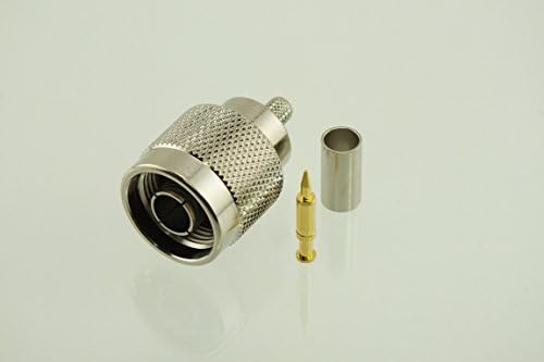 W5SWL ® Brand Premium Series N Male Crimp RF Radio Connector for RG-58 - by W5SWL ® Brand