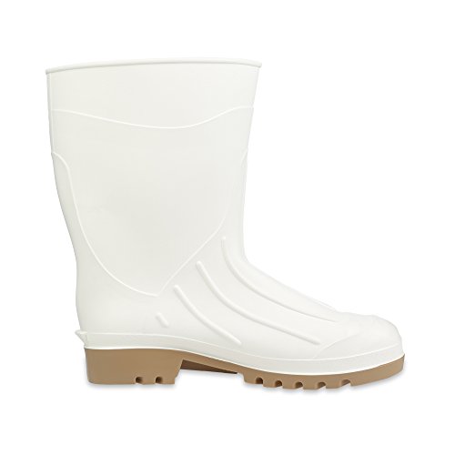 Servus 12" PVC Polyblend Soft Toe Shrimp Boots, White (74928) - Thumbnail 5
