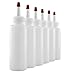 Cornucopia Brands 8oz HDPE Plastic Squeeze Bottles w/Yorker Tips (6-Pack), Empty Refillable Bottles for Arts, Crafts & Kitchen (6-Pack)
