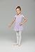 MdnMd Ballet Leotard for Girls with Skirted (Tag, Purple, Size (Tag 120) Age 4-6